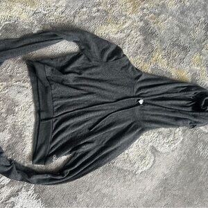 ALO Yoga Gray Textured Top